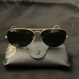 Ray Bans Gold metal frame